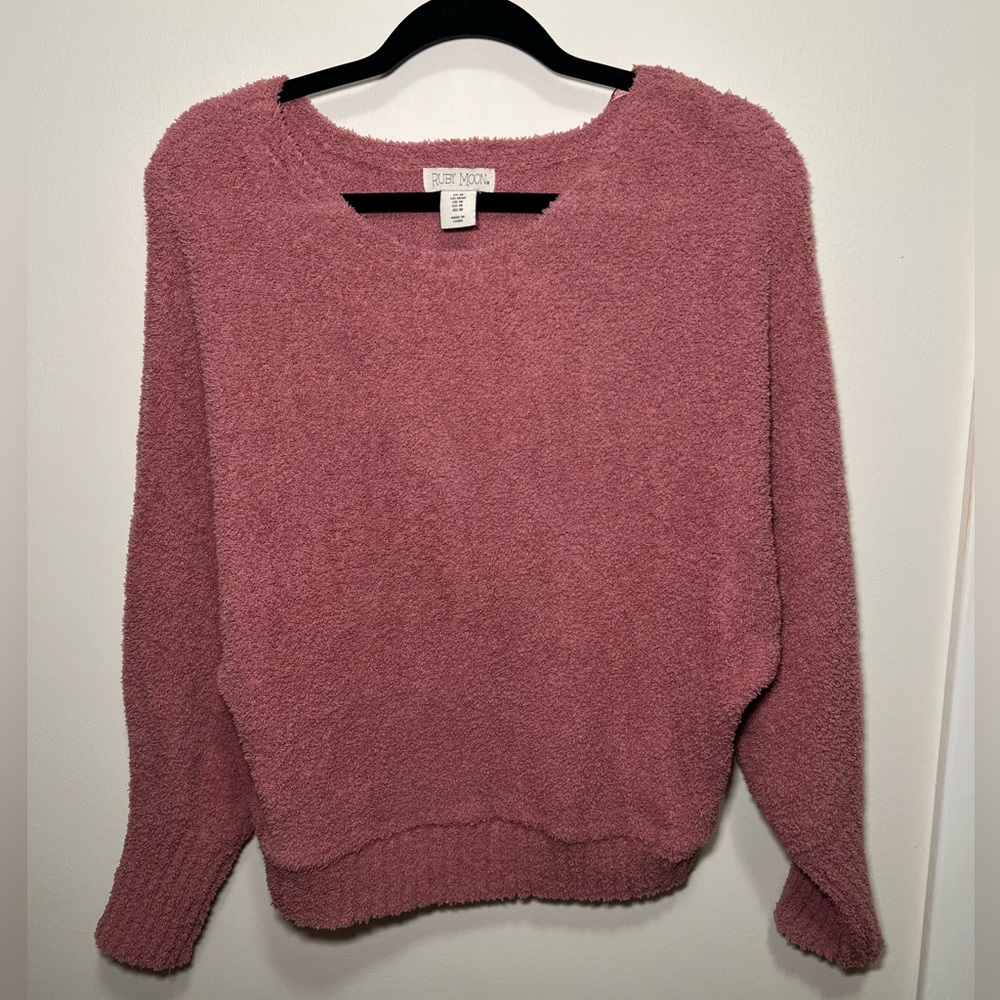 Soft Pink Crew Neck Sweater